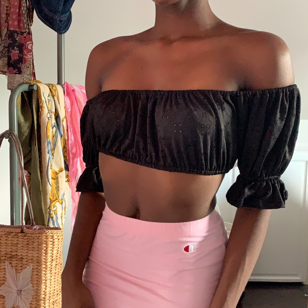 Black Crop Top